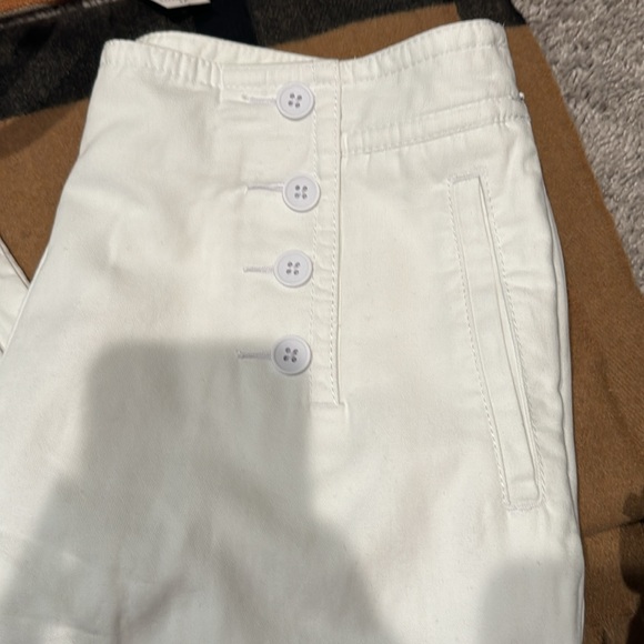 NWT White Wide Leg Sailor Pants - Picture 3 of 8